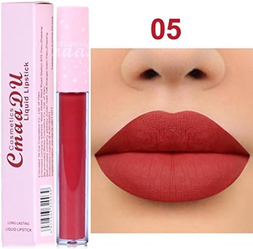 Morecome New Long Lasting Lipstick,Waterproof Matte Liquid Lip Liner Cosmetics (E)