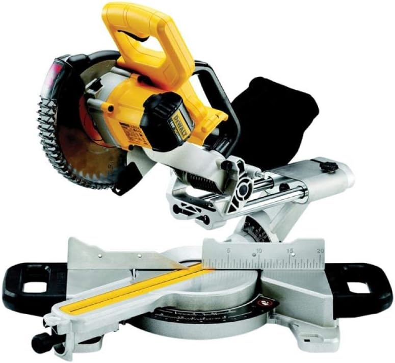 Dewalt DCS365M2 18 V 184 mm Cordless Mitre Saw - Yellow - Image 3