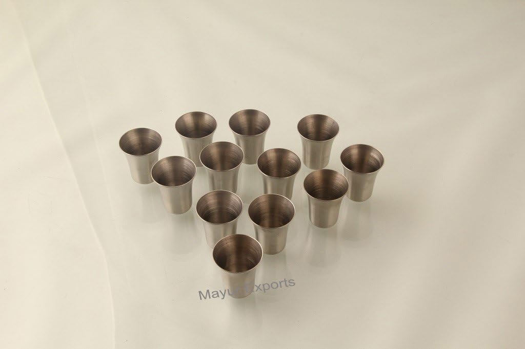 Set of 120 Small Holy Cups Stainless Steel Communion Fellowship Cups