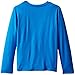 PUMA Little Boys' No 1 Long Sleeve Logo Tee, Sky Blue, 5