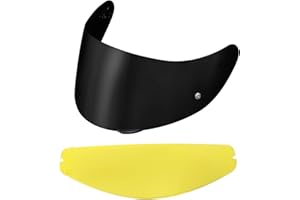 PSLER K1 Visor - K1 s Visor K3sv Tinted Visor k5 Face Shield Replacement for k1 k1s k3sv k5,Anti-Fog Film + Deep Smoke Visor