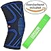 DANISH ENDURANCE Knee Support Sleeve Including Exercise Band (Small)