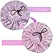 3 Pieces Kids Satin Bonnet Adjustable Sleeping Cap Reversible Satin Cap for Teens Toddler Child (Classic Color)