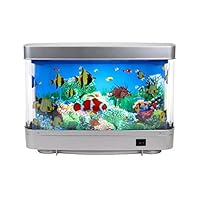 Lightahead Artificial Tropical Fish Aquarium Decorative Lamp Virtual Ocean in Motion (Marine Life A)