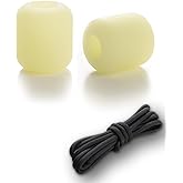 VIPERADE VAB6 Resin Paracord Beads, Glow in The Dark Knife Lanyard Beads, Paracord Accessories Charms for Knife Pocket Tools Keychain Bracelet EDC Gears (Green)