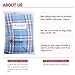 Kuoser Cozy Waterproof Windproof Reversible British Style Plaid Dog Vest Winter Coat Warm Dog Apparel for Cold Weather Dog Jacket for Small Medium Large Dogs with Furry Collar (XS - 3XL) Blue XXL