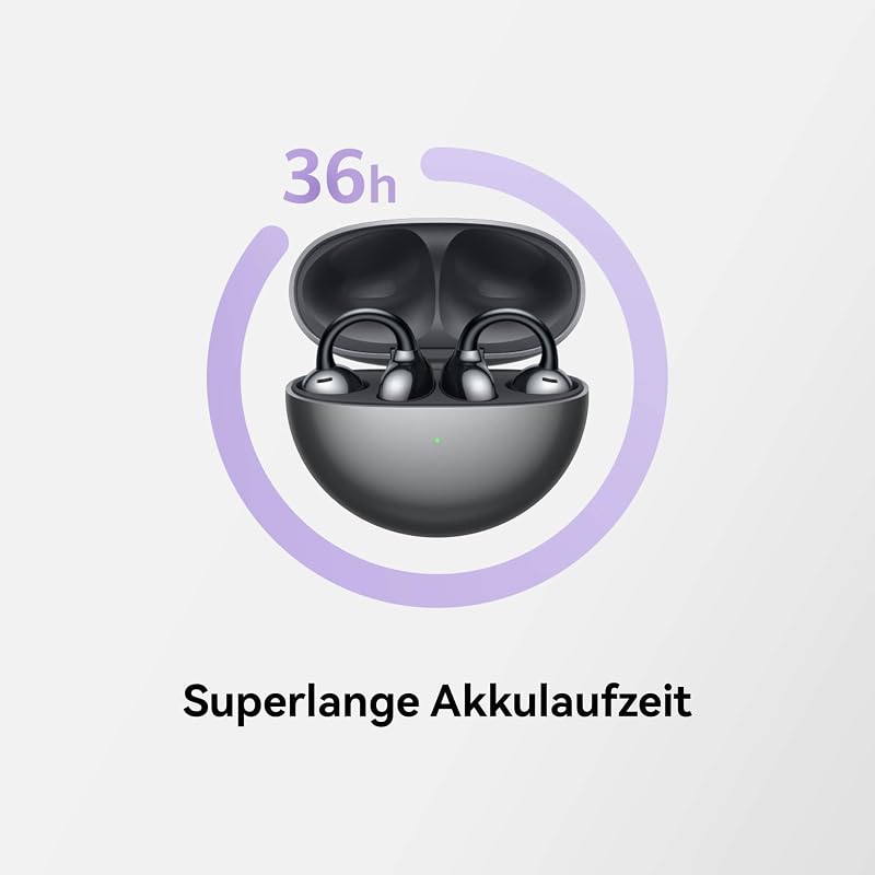 FreeClip Kabellose Kopfhörer, Schwarz