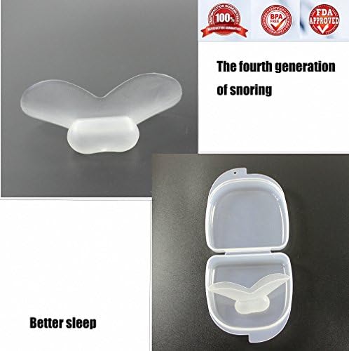 HIMOO Advanced Sleep Aid Device โ Stop Snoring Solution, Anti Snoring Sleep Aid, Made of Softest Silicone On The Market