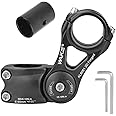 CYSKY Bike Stem Universal 31.8mm and 25.4mm Adjustable ± 90 Degree 90mm 110mm 130mm 145mm MTB Stem Bike Stem Riser Short Handlebar Stem for Mountain Bike Road Bike BMX City Bike Bicycle