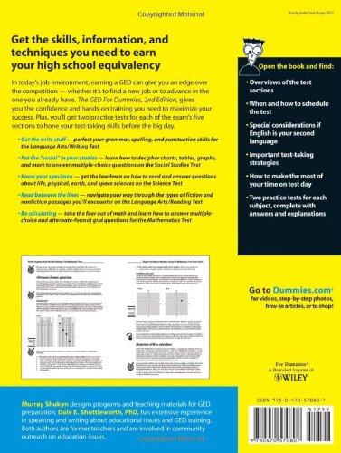 the ged for dummies book
