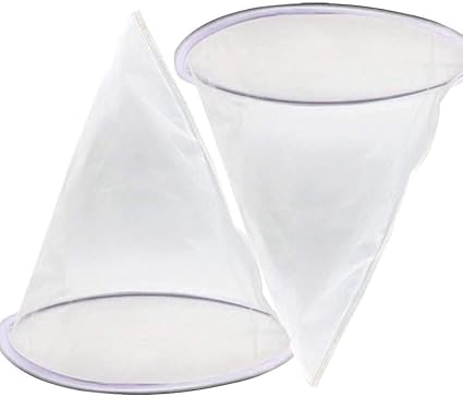 PROBEEALLYU 2 Stück Kegel-Honigfiltersieb, Imkereiausrüstung, Werkzeuge