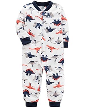 Carters Boys Fleece Footed Pajamas Dinosaurs 24 Months