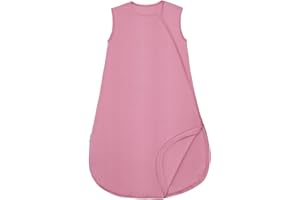 PurComfy Supersoft Toddler Sleep Sack 0.5 TOG Premium Bamboo Viscose Sleeping Bag Extra Long Wearable Blanket 2-4T (Berry)
