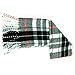 Alpine Swiss Mens Plaid Scarf Soft Winter Scarves Unisex,Red Plaid,One Size