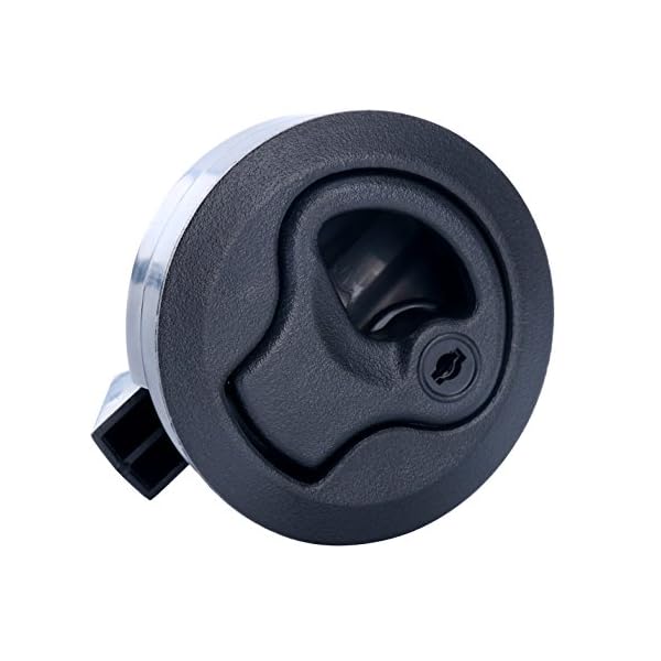 Amarine-made-Black-2-Flush-Pull-Slam-Latch-for-Boat-Deck-Hatch-14-Door-Locking-Style Amarine-made-Black-2-Flush-Pull-Slam-Latch-for-Boat-Deck-Hatch-14-Door-Locking-Style