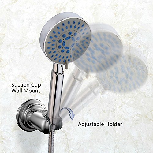 BOPai Vacuum Suction Cup with Swivel Adjustable Shower Head Holder