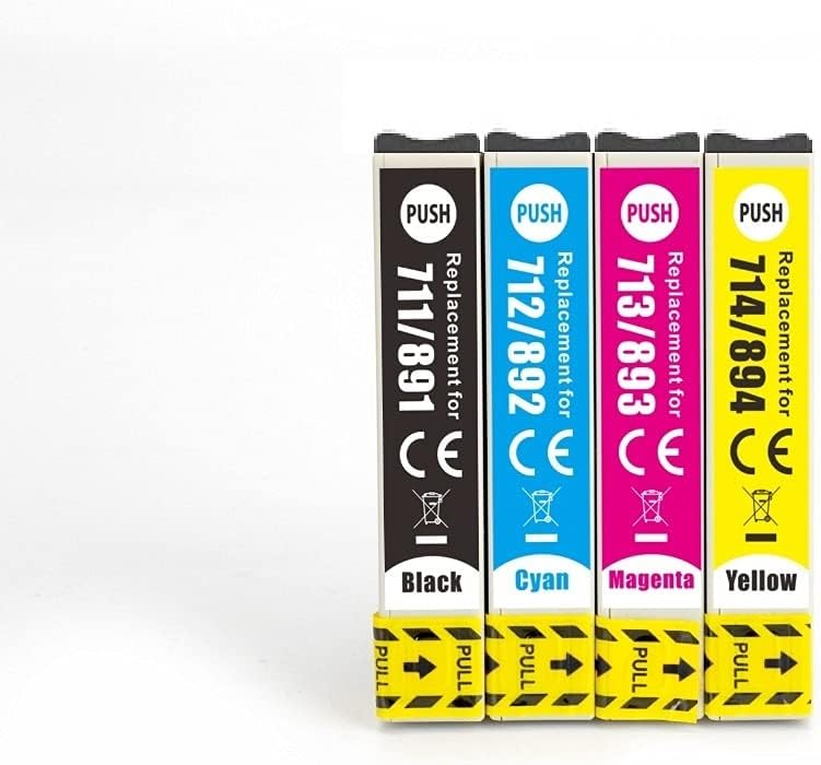 Now Ink Ltd 4pk Compatible Ink Cartridges for Epson T0715 T0711-T0714 Stylus