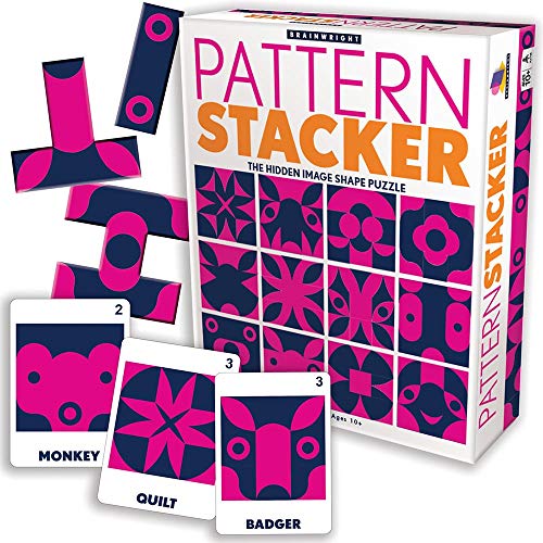 Brainwright PATTERN STACKER THE HIDDEN IMAGE SHAPE PUZZLE