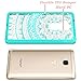 Huawei Honor 5X Case Clear, AnoKe [Scratch Resistant] Mandala Flower Cute Women Girl Ultra Thin Slim Hard Cover TPU Bumper Phone Cover Case Unlocked For Huawei Honor 5X- CH TM Mint