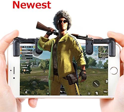 Mobile Game Fire Button,Vanyda Game Handle Shortcut Key Replace Tool Gamepad Controller Joystick Shooting Artifact for Role-playing Android IOS Phone GameTrigger L1R1 Shooter Controller PUBG