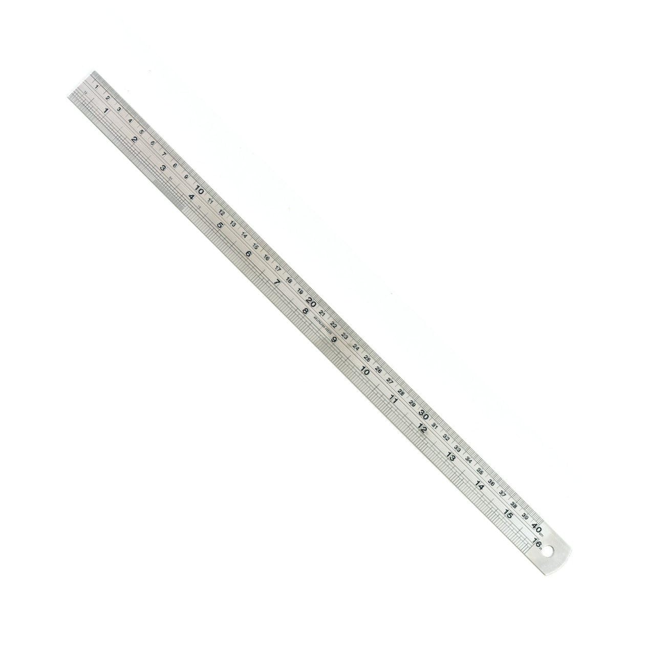 Artemio 42.5 x 0.2 x 2.4 cm Ruler, Metal, Silver
