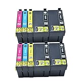 BABU Remanufactured 252XL High Yield Ink Cartridge for Workforce WF-3620 WF-3630 WF-3640 WF-7610 WF-7620 WF-7110 WF-7710 WF-7720 WF-7210 Printer (2SET+2BK)