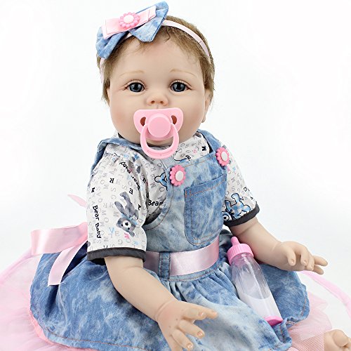 Reborn Newborn Dolls that Look Real Soft Vinyl Smiling Dummy
