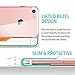 iPhone 8/iPhone 7 Case, ZUSLAB Compact Built-in HD Clear Screen Protector Full-Body Hybrid Protective Cover Crystal PC Back, Impact Resistant Bumper for Apple iPhone 8/iPhone 7 (Rose Crystal/White)