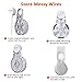 Matone Outlet Wall Mount for Echo Dot 2nd Gen, A Space-Saving Solution for Your Smart Home Speakers - White