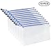 Heetly Zipper Envelope Pouch, Pack of 10, Water-resistant PVC Zippered File Bag Storage for Office Document, Business Receipts, Magazine, Toys, Cosmetics,Travel Accessories Organizer (B4 15.4''x11'')…
