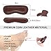 EQARD Heel Cushion Pads - Thick Heel Grips Liner Insert for Shoes Too Big, Self-Adhesive Shoe Insoles Foot Care Protector,Leather Prevent Blisters,4 Pairs Unisex (Multicolor)