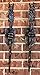 Ebros Set of 2 Left and Right Medieval Renaissance Dungeon Dragon Head Scepter Orb Torch Color Changing LED Light with Wall Mounted Dragon Claw Holder Wall Decor Hanging Sculptures Figurines