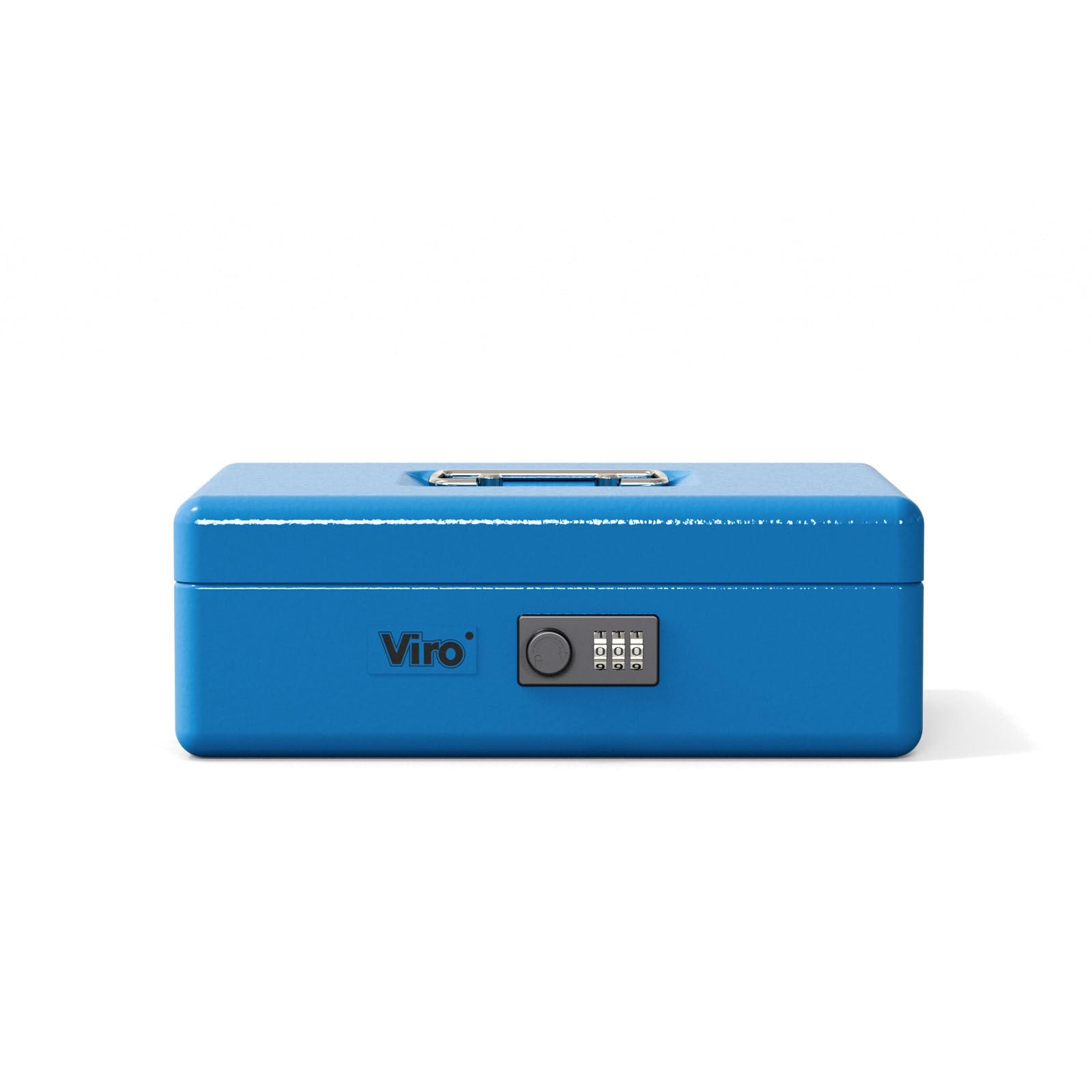Viro 4263 Variable Combination Cash Box, Blue, 250 x 180 x 88 mm