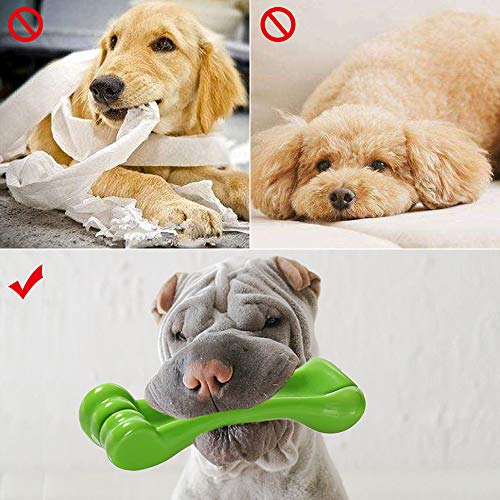 Lemcrvas Dog Chew Toys for Aggressive Chewers, Durable Interactive Dog Bone Toys for Large Medium Dogs