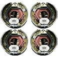 M-Parts 2 Pairs of Self-Adjusting 12-1/4" X 3-3/8" (12.25" X 3.375") Electric Trailer Drum Brake Assemblies Kit for 8,000 Lbs (8K) Trailer Axles; 2 LH (77-1208-1) + 2 RH (77-1208-2)