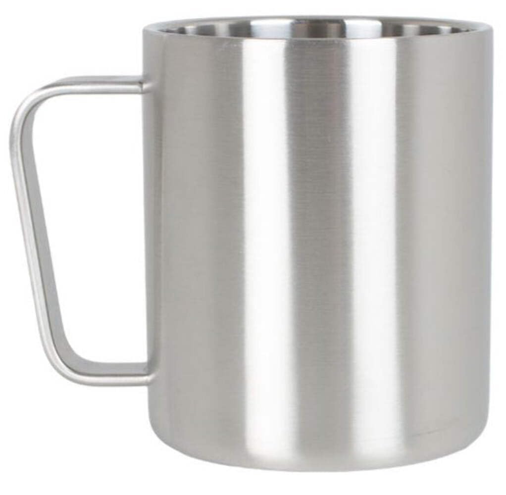 Lifeventure Stainless Steel Cup – Strong Corrosion Resistant Cup Ideal for Camping or Travel - 300ml capactity