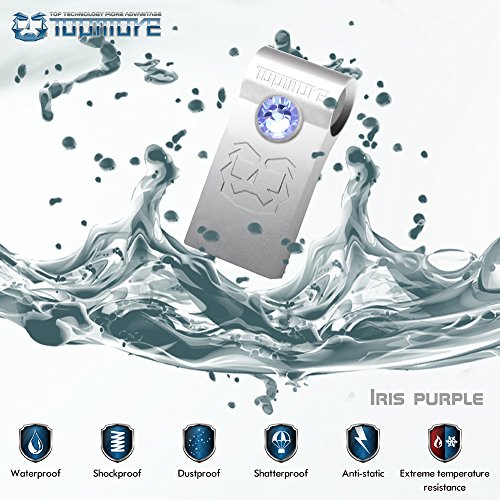 TOPMORE ZJ-S Series USB3.0 Encryption Security Flash Drive Rhinestones decorated with leather braided bracelet Flash Disk Fashion High speed Memory Stick (16GB, Purple) - Thumbnail 5