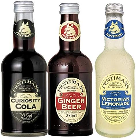 Amazon フェンティマンス と言えば この3つ キュリオスティコーラ275ml ジンジャービア275ml ビクリトリアンレモネード275ml ノーブランド品 炭酸飲料 通販