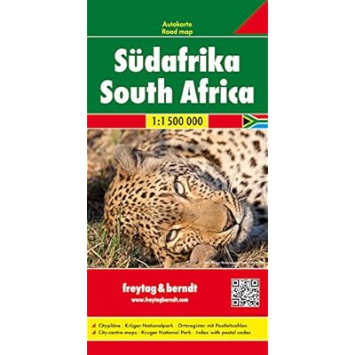 Sudáfrica, mapa de carreteras. Escala 1:1.500.000. Freytag & Berndt. (Auto karte)