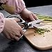 Heavy Duty Kitchen Shears - KFull Multifunction Kitchen Scissors Knife Tools -Purpose Utility Scissors for Chicken Poultry Fish Meat Vegetables Herbs BBQ - Multipurpose Black White Knife Shears