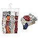 Scarf Hanger or Scarf Organizer - is a 2 pack Great for Small Spaces Use Behind a Door or in a Closet