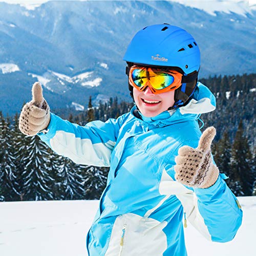 TurboSke Ski Helmet, Snowboard Helmet, Snow Sports Helmet for Men Women and Youth (Blue, L) - Thumbnail 7