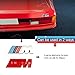COGEEK 3D Metal Sport ///M Front Hood Grill Grille Badge Emblem Stickers Screws Car Styling Accessories for BMW M3 M5 X1 X5 X6 E39 E60