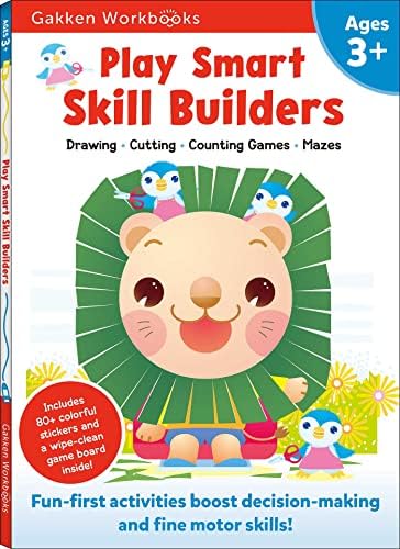 Play Smart Brain Boosters Age 3+: Preschool Activity Workbook with