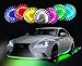 Zento Deals 7 Colors LED Undercar Glow Underbody System Neon Lights Kit 36