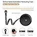 2 Pack Tape Measure Measuring Tape for Body Fabric Sewing Tailor Cloth Knitting Craft Measurements, 60-Inch Soft Fashion Pink & Retractable Black Tape Measure Body Measuring Tape Set, Dual Sided