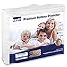 ZAMAT Premium 100% Waterproof Mattress Protector, Breathable & Noiseless Mattress Pad Cover, Fitted 8