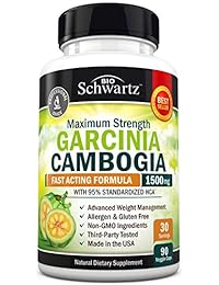 Garcinia Cambogia 95% HCA Pure Extract with Chromium. Supresor de apetito de acción rápida,...