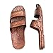 Hawaii Brown or Black Jesus sandal Slipper for Men Women and Teen Classic Style (7, Brown)