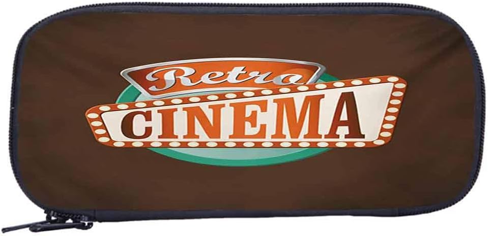 Practical Personality Purse Lady Makeup Bag School Pen Pouch Cases Movie Theater Retro Style Cinema